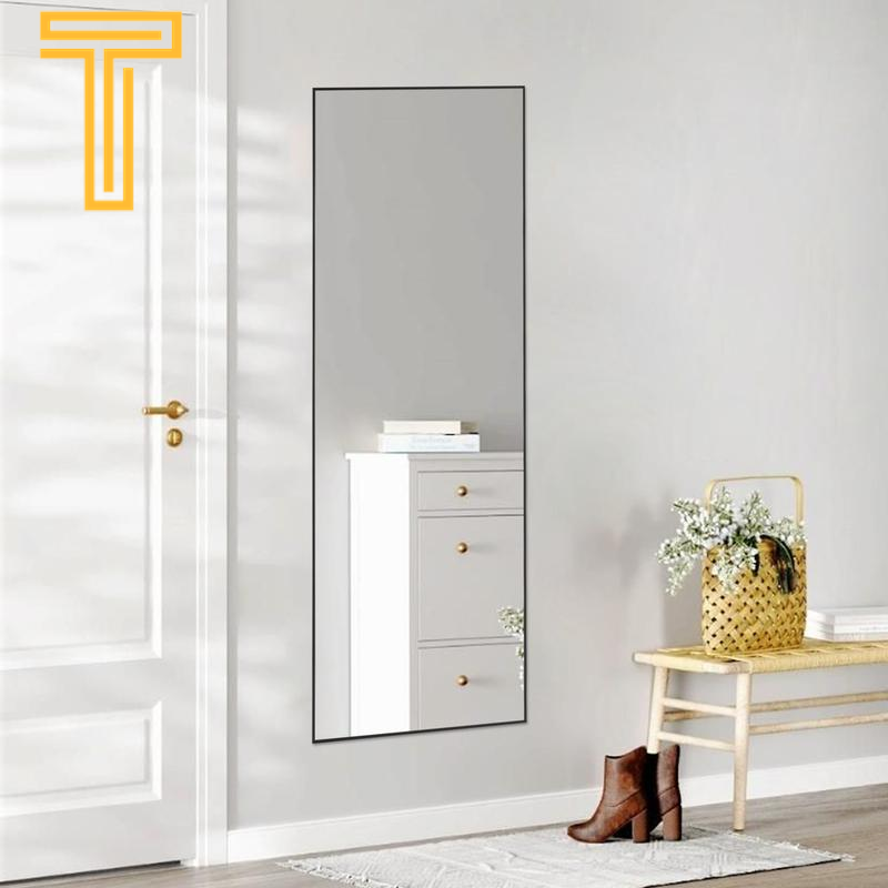 Large Standing Mirror with Stand