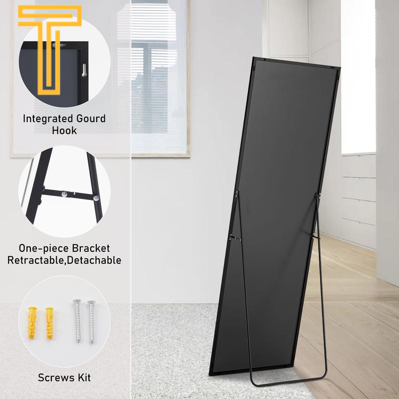 Large Standing Mirror with Stand